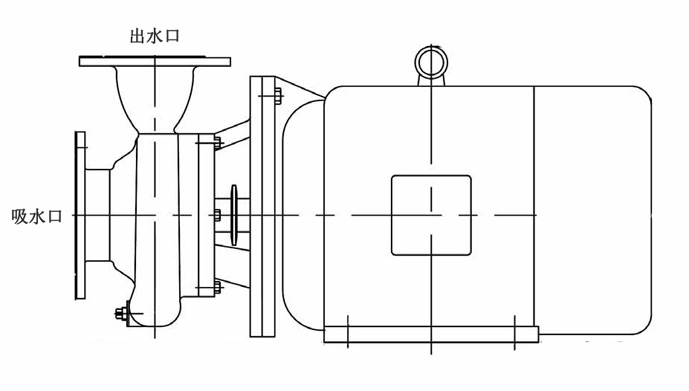 离心泵装置简图图片